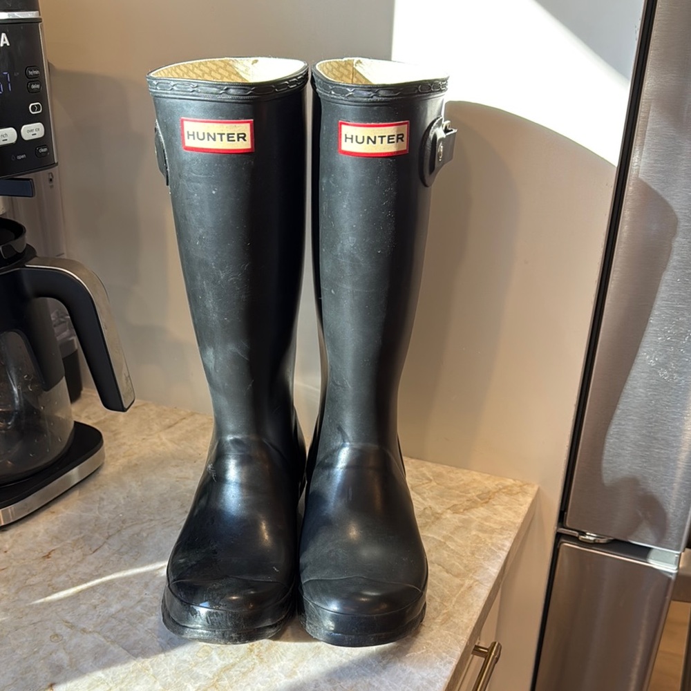 Hunter Black Rain Boots